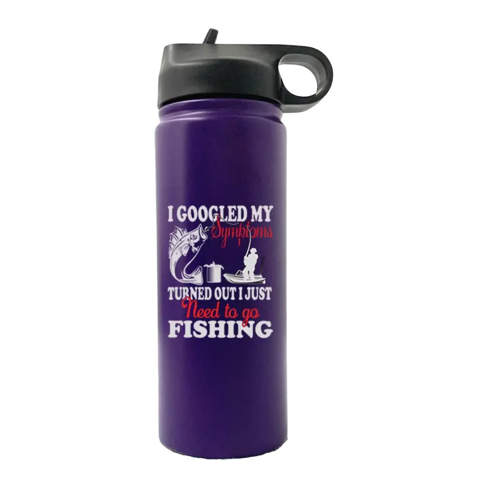 Fishing Symptoms 20oz Sport Bottle