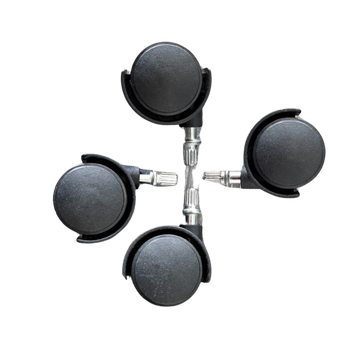 Additional Castor Wheels for the Senelux Glass Panel Heater with Wi-Fi Controls